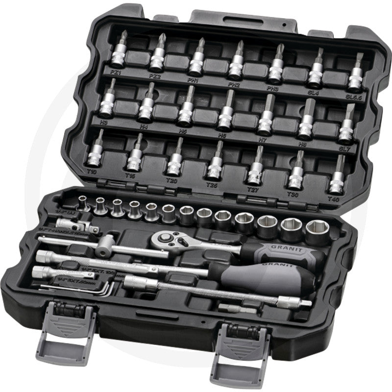 Hylsnyckelsats 1/4" 45bitar