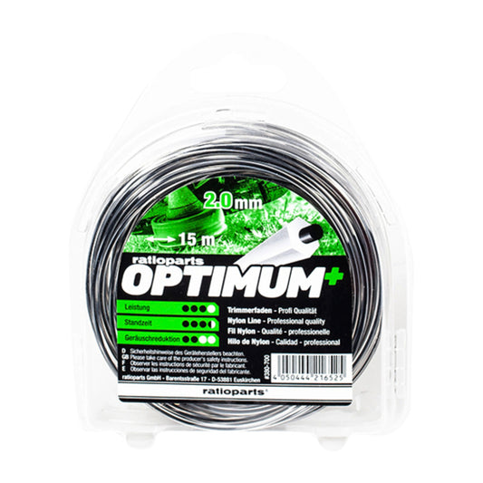 Trimmerlina Optimum tvåkärnig 2.0 mm 15 m